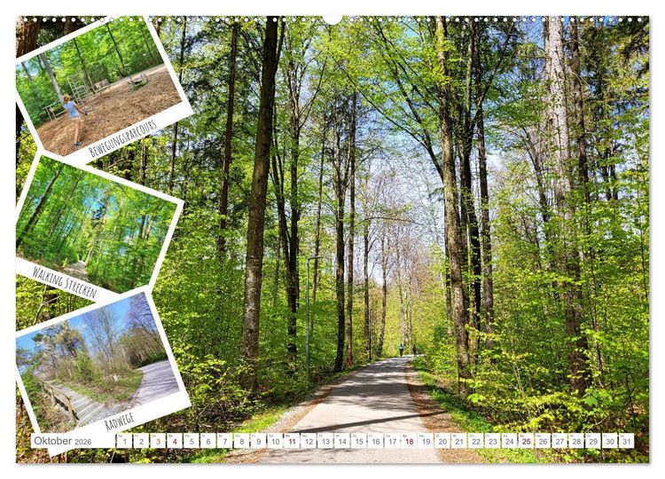 Produktbild: Mein Geretsried - Isarstadt im oberbayerischen Landkreis Bad T&ouml;lz-Wolfratshausen (Wandkalender 2026 DIN A2 quer), CALVENDO Monatskalender