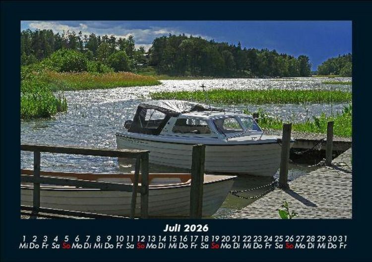 Produktbild: Segelboote 2026 Fotokalender DIN A5