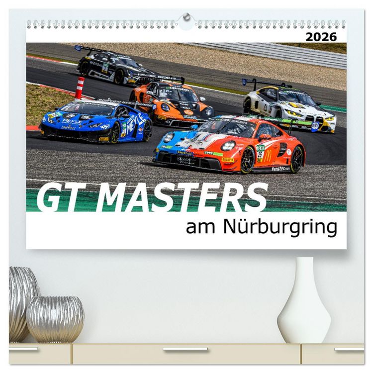 Produktbild: GT Masters am N&uuml;rburgring (hochwertiger Premium Wandkalender 2026 DIN A2 quer), Kunstdruck in Hochglanz