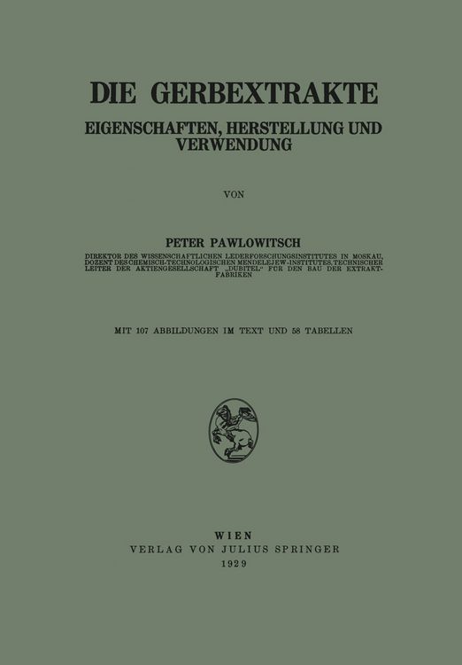 Produktbild: Die Gerbextrakte