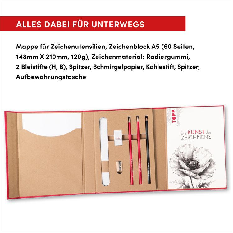 Produktbild: Die Kunst des Zeichnens - Zeichenmappe to go