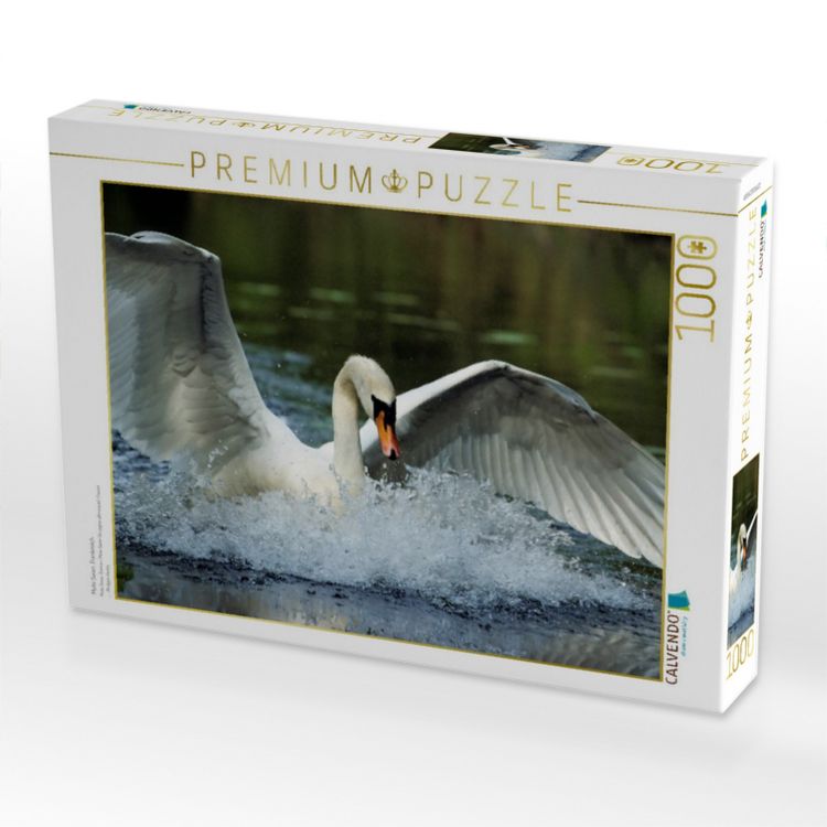 Produktbild: CALVENDO Puzzle Mute Swan. Frankreich | 1000 Teile Lege-Gr&ouml;&szlig;e 64x48cm Foto-Puzzle f&uuml;r gl&uuml;ckliche Stunden