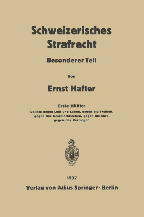 Produktbild: Schweizerisches Strafrecht