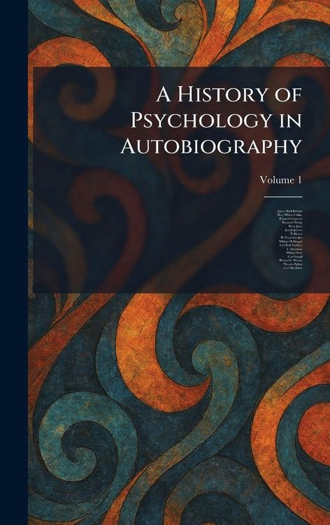 Produktbild: A History of Psychology in Autobiography