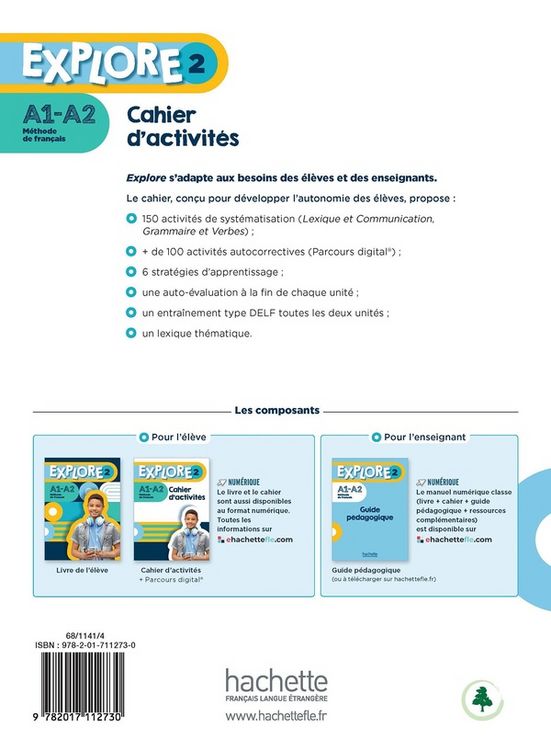 Produktbild: Explore 2 - Cahier d'activites (A1-A2)