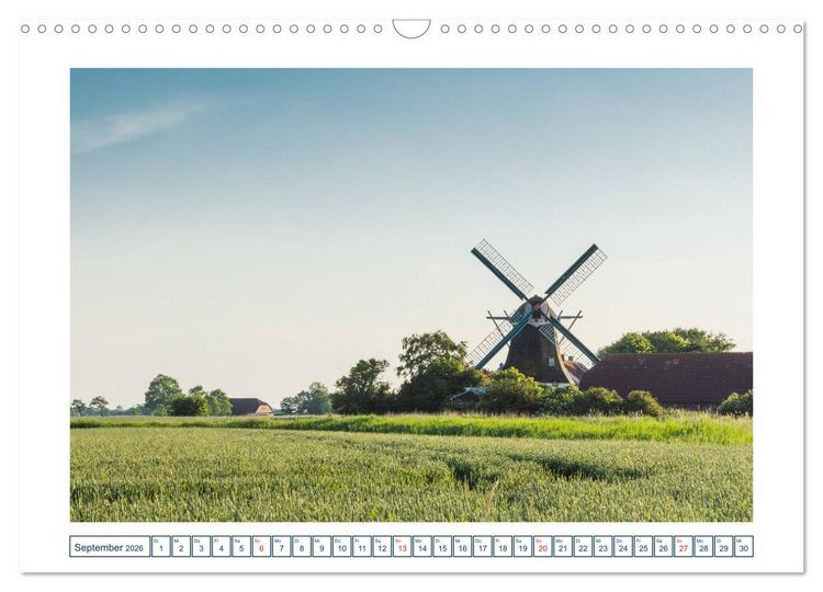 Produktbild: Traumhaftes Ostfriesland (Wandkalender 2026 DIN A3 quer), CALVENDO Monatskalender