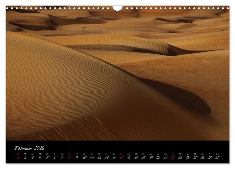 Produktbild: Farben der W&uuml;ste (Wandkalender 2026 DIN A3 quer), CALVENDO Monatskalender