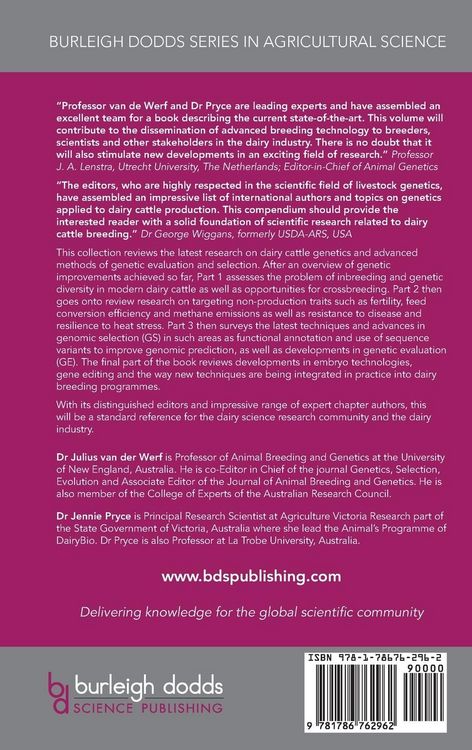 Produktbild: Advances in breeding of dairy cattle