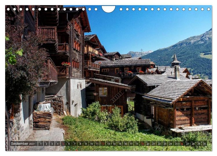 Produktbild: Valais Swiss Beauty (Wall Calendar 2027 DIN A4 landscape), CALVENDO 12 Month Wall Calendar