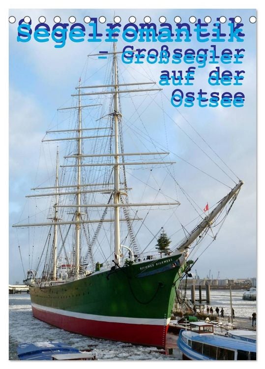Produktbild: Segelromantik - Gro&szlig;segler auf der Ostsee (Tischkalender 2026 DIN A5 hoch), CALVENDO Monatskalender