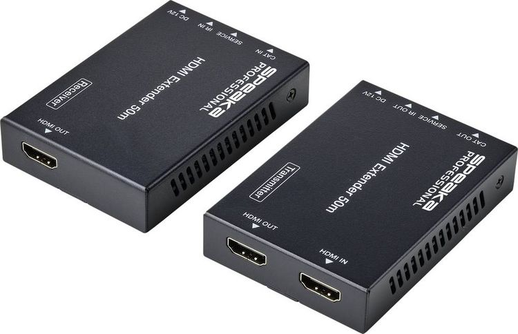 Produktbild: SpeaKa Professional SP-HDE-310 HDMI&reg; HDMI Extender &uuml;ber Netzwerkkabel RJ45 50m