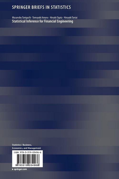 Produktbild: Statistical Inference for Financial Engineering