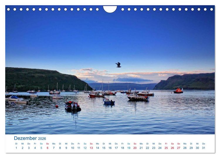 Produktbild: Schottlands S&uuml;den 2026. Impressionen zwischen Edinburgh, Loch Ness und Isle of Skye (Wandkalender 2026 DIN A4 quer), CALVENDO Monatskalender