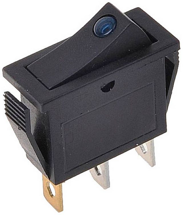 Produktbild: IWH 19028 EIN-AUS-Schalter blau 12V 10A 1St.