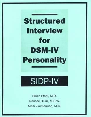 Produktbild: Structured Interview for Dsm-Iv(r) Personality (Sidp-IV)