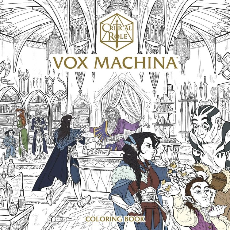 Produktbild: Critical Role: Vox Machina Coloring Book