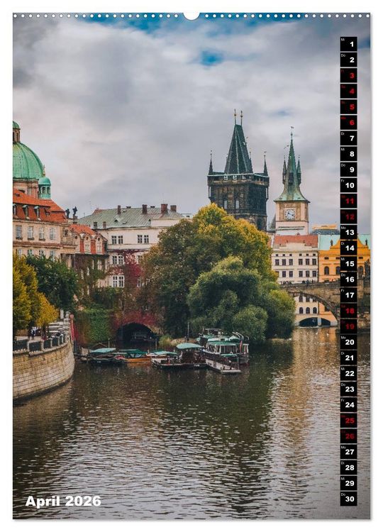 Produktbild: Prag - Die Altstadt (hochwertiger Premium Wandkalender 2026 DIN A2 hoch), Kunstdruck in Hochglanz
