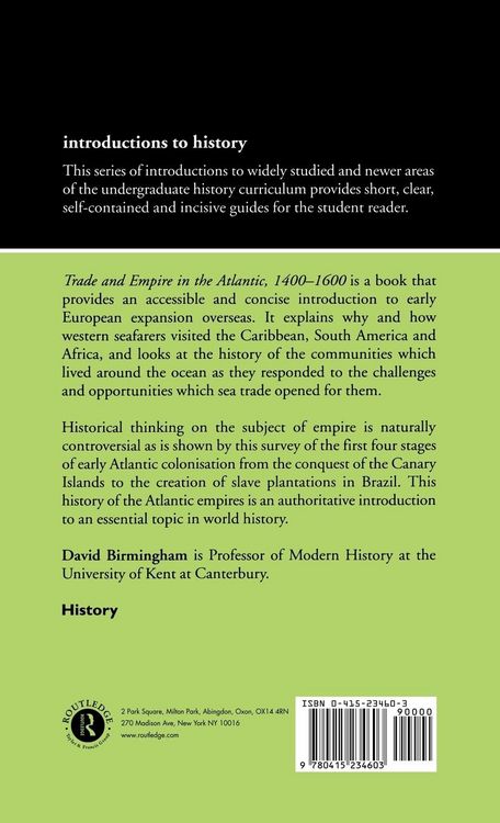 Produktbild: Trade and Empire in the Atlantic 1400-1600