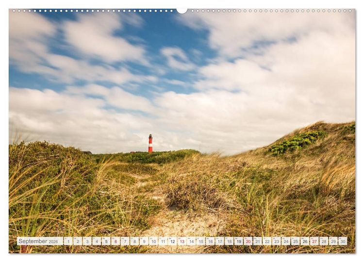 Produktbild: Nordseeperle Sylt (Wandkalender 2026 DIN A2 quer), CALVENDO Monatskalender