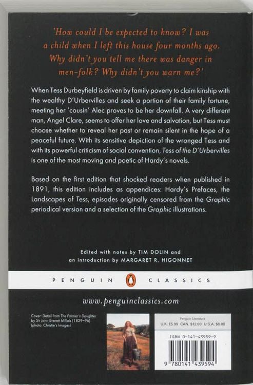 Produktbild: Tess of the D'Urbervilles