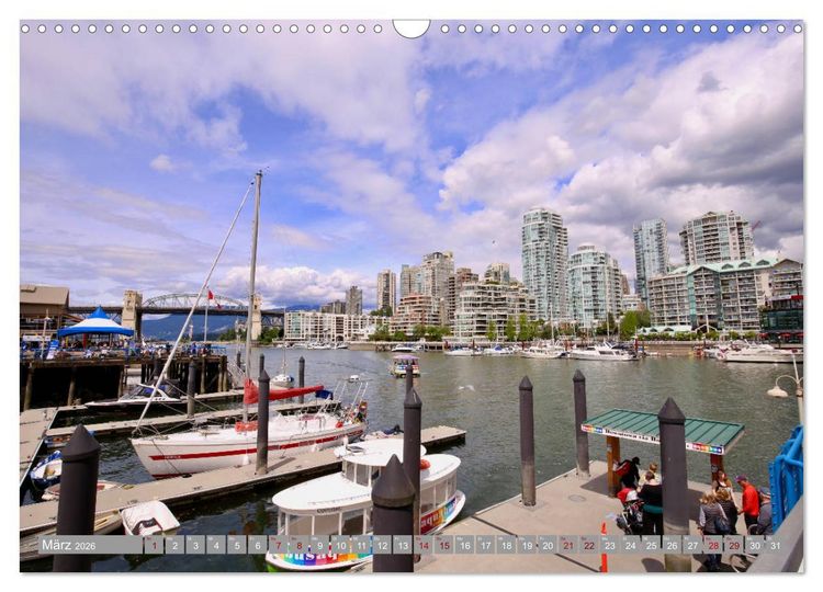 Produktbild: Wunderbares Vancouver - 2026 (Wandkalender 2026 DIN A3 quer), CALVENDO Monatskalender
