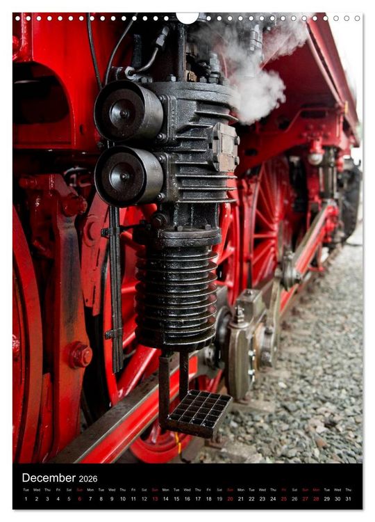 Produktbild: Steam Locomotive 01 150 / UK-Version (Wall Calendar 2026 DIN A3 portrait), CALVENDO 12 Month Wall Calendar