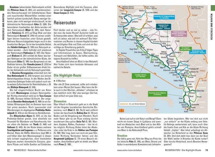 Produktbild: Stefan Loose Reisef&uuml;hrer Balkan, Die Adria-Route. Slowenien, Kroatien, Bosnien und Herzegowina, Montenegro, Albanien