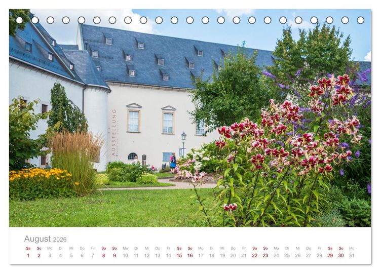 Produktbild: Sachsen - Eine stimmungsvolle Wanderung in Bildern (Tischkalender 2026 DIN A5 quer), CALVENDO Monatskalender