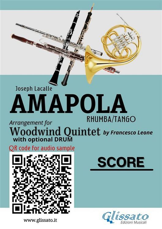 Produktbild: Woodwind Quintet Score of "Amapola"