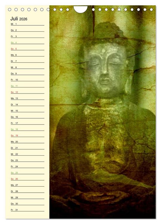 Produktbild: Buddha (Wandkalender 2026 DIN A4 hoch), CALVENDO Monatskalender