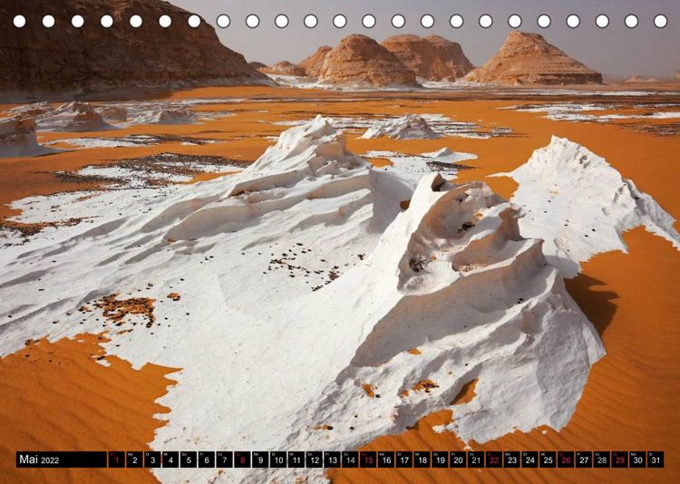 Produktbild: Sand, Felsen und Packeis. Wei&szlig;e W&uuml;ste (Tischkalender 2022 DIN A5 quer)