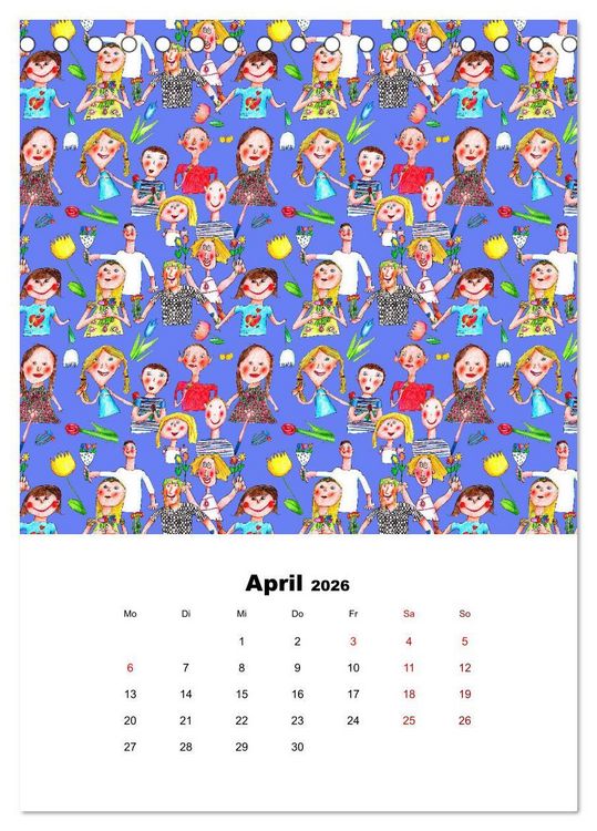 Produktbild: MUSTERMACKE (Tischkalender 2026 DIN A5 hoch), CALVENDO Monatskalender