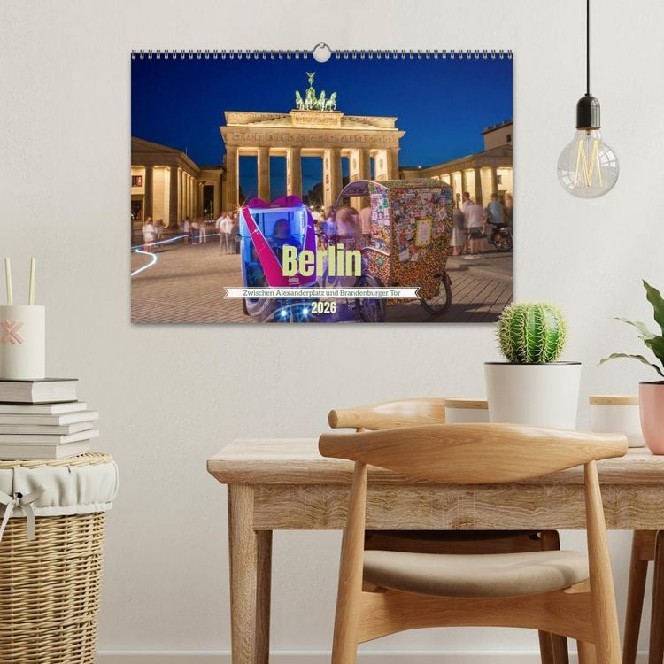 Produktbild: Berlin - Zwischen Alexanderplatz und Brandenburger Tor (Wandkalender 2026 DIN A3 quer), CALVENDO Monatskalender