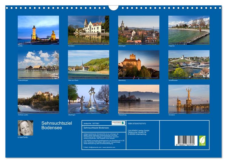 Produktbild: Sehnsuchtsziel Bodensee (Wandkalender 2026 DIN A3 quer), CALVENDO Monatskalender