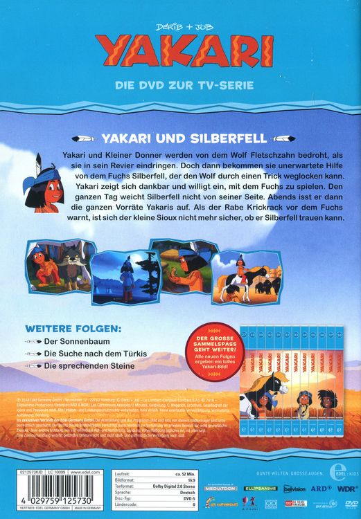 Produktbild: Yakari 33 - Yakari und Silberfell - Die DVD zur TV-Serie