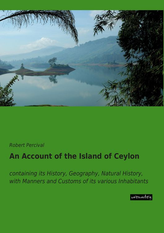 Produktbild: An Account of the Island of Ceylon