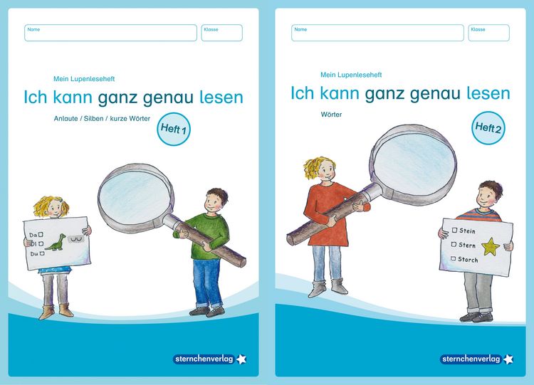 Produktbild: Mein Lupenleseheft 1 und 2 - Ich kann ganz genau lesen -