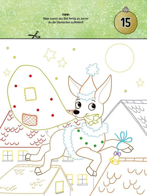 Produktbild: Diamond-Sticker-Adventskalender
