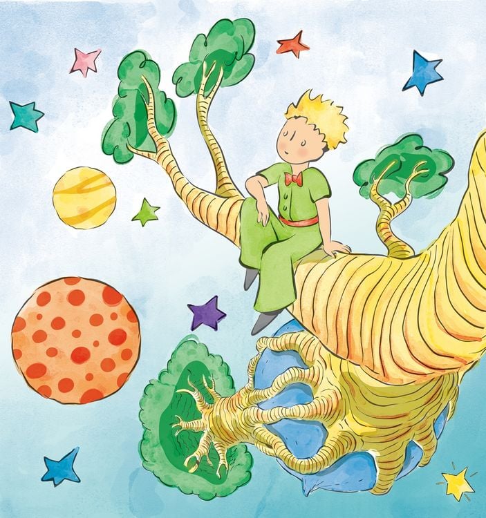 Produktbild: AVENIR - Wassermalfarben-Buch Kleiner Prinz