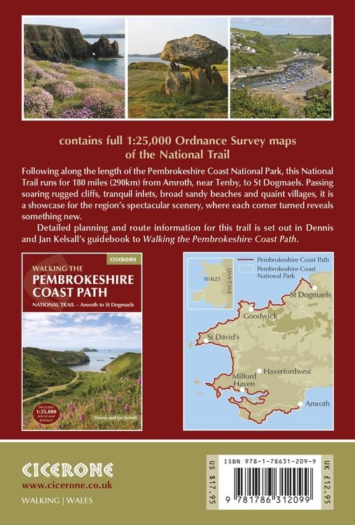 Produktbild: Pembrokeshire Coast Path Map Booklet