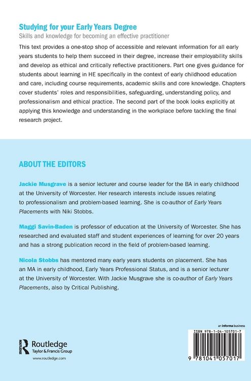 Produktbild: Studying for Your Early Years Degree