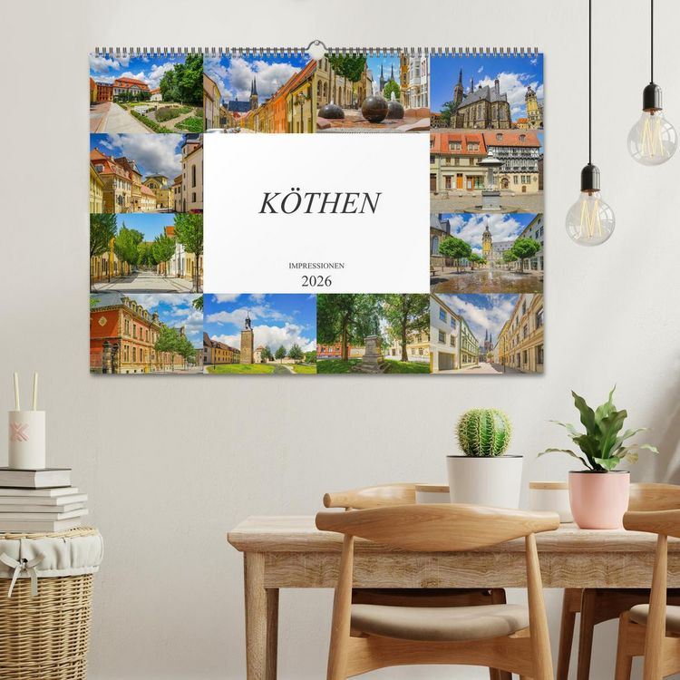 Produktbild: K&ouml;then Impressionen (Wandkalender 2026 DIN A2 quer), CALVENDO Monatskalender