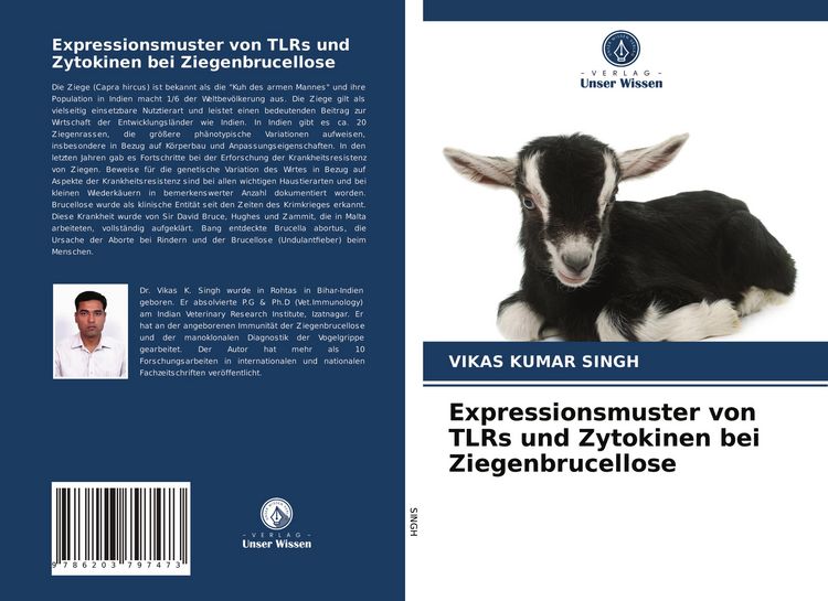 Produktbild: Expressionsmuster von TLRs und Zytokinen bei Ziegenbrucellose