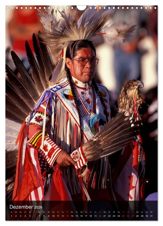 Produktbild: Indianer, Portrait Collection 1 (Wandkalender 2026 DIN A3 hoch), CALVENDO Monatskalender