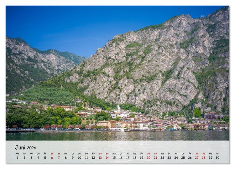 Produktbild: Limone sul Garda - Traumhaftes St&auml;dtchen am Gardasee (Wandkalender 2026 DIN A4 quer), CALVENDO Monatskalender