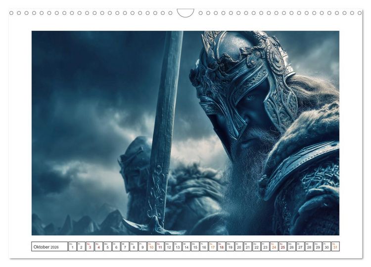 Produktbild: Elfen, Zauber, Drachen (Wandkalender 2026 DIN A3 quer), CALVENDO Monatskalender