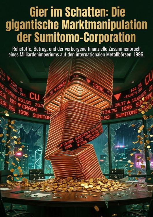 Produktbild: Gier im Schatten: Die gigantische Marktmanipulation der Sumitomo-Corporation