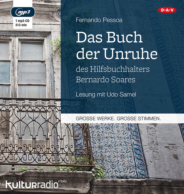 Produktbild: Das Buch der Unruhe des Hilfsbuchhalters Bernardo Soares
