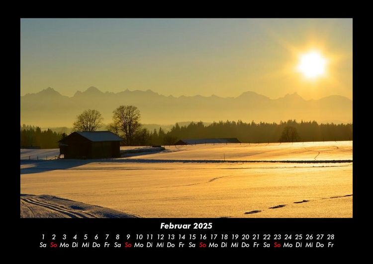Produktbild: Sonnenuntergang 2025 Fotokalender DIN A3