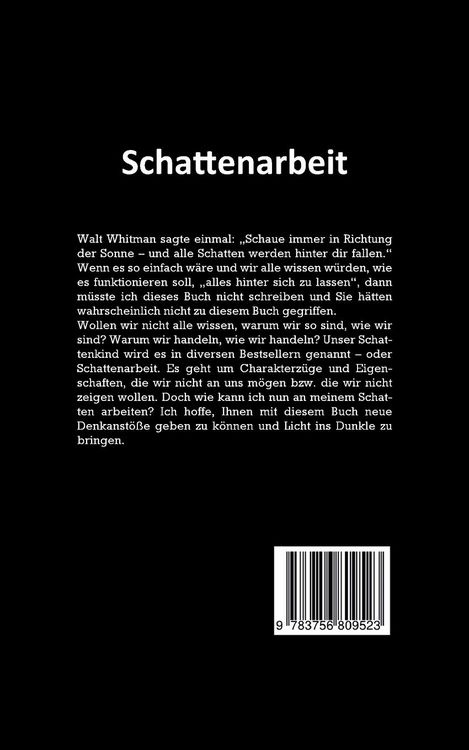 Produktbild: Schattenarbeit f&uuml;r Anf&auml;nger